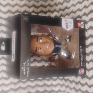 🆕 NFL Dallas Cowboys Dak Prescott Bouncing Buddy Wobbles Hallmark Ornament 🏈